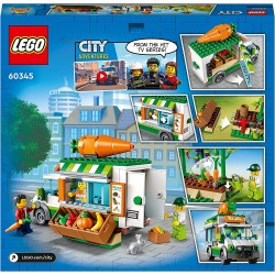 LEGO City Il Furgone del Fruttivendolo, Set con Camion Giocattolo, Fattoria Mobile e Minifigure, Giochi per Bambini dai 5 Anni i