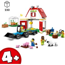 LEGO City il Fienile e Animali da Fattoria, Set con Trattore Giocattolo, Idea Regalo Educativa, Giochi per Bambini dai 4 Anni in