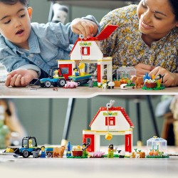 LEGO City il Fienile e Animali da Fattoria, Set con Trattore Giocattolo, Idea Regalo Educativa, Giochi per Bambini dai 4 Anni in