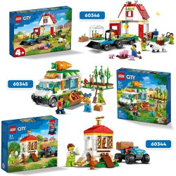 LEGO City il Fienile e Animali da Fattoria, Set con Trattore Giocattolo, Idea Regalo Educativa, Giochi per Bambini dai 4 Anni in