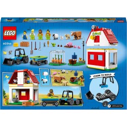 LEGO City il Fienile e Animali da Fattoria, Set con Trattore Giocattolo, Idea Regalo Educativa, Giochi per Bambini dai 4 Anni in