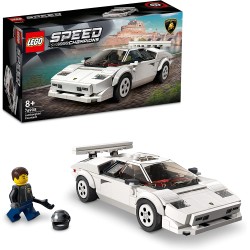 LEGO Speed Champions Lamborghini Countach, Giochi per Bambini dagli 8 Anni in su, Auto Sportiva Giocattolo, Replica Supercar, Co