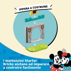 LEGO Disney Topolino e Amici Topolino e i suoi Amici Paladini del Castello, con Cavallo e Drago Giocattolo, Giochi per Bambini d