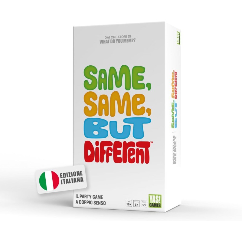 YAS Games - Same Same But Different - L unico in Italiano, 18+