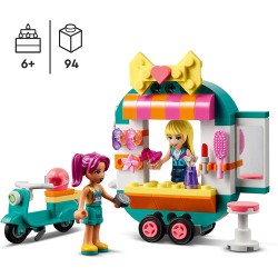 LEGO Friends Boutique di Moda Mobile, con Motorino Elettrico, Parrucchiere e Accessori per Mini Bamboline, Giochi per Bambini da