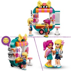 LEGO Friends Boutique di Moda Mobile, con Motorino Elettrico, Parrucchiere e Accessori per Mini Bamboline, Giochi per Bambini da