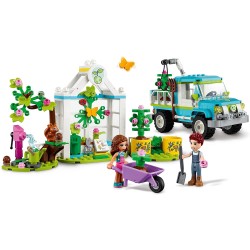 LEGO Friends Veicolo Pianta-Alberi, Set Ispirato alla Natura con Giardino, Auto e Animali, per Bambini di 6 Anni, 41707