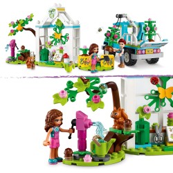 LEGO Friends Veicolo Pianta-Alberi, Set Ispirato alla Natura con Giardino, Auto e Animali, per Bambini di 6 Anni, 41707