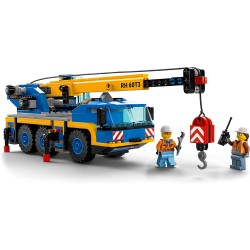 LEGO City Great Vehicles Gru Mobile, Veicoli da Cantiere, Camion Giocattolo, Giochi per Bambini dai 7 Anni in su, 60324