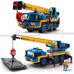 LEGO City Great Vehicles Gru Mobile, Veicoli da Cantiere, Camion Giocattolo, Giochi per Bambini dai 7 Anni in su, 60324