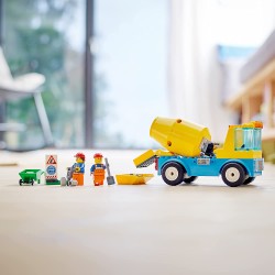 LEGO City Great Vehicles Autobetoniera, Camion Giocattolo, Giochi per Bambini dai 4 Anni in su con Veicoli da Cantiere, 60325