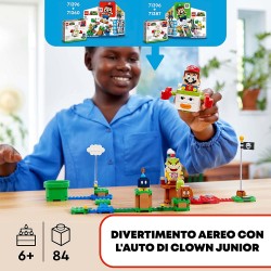 LEGO Super Mario Clown Koopa di Bowser Junior - Pack di Espansione, Set Costruzioni e Giocattoli per Bambini, 6 Anni, 71396