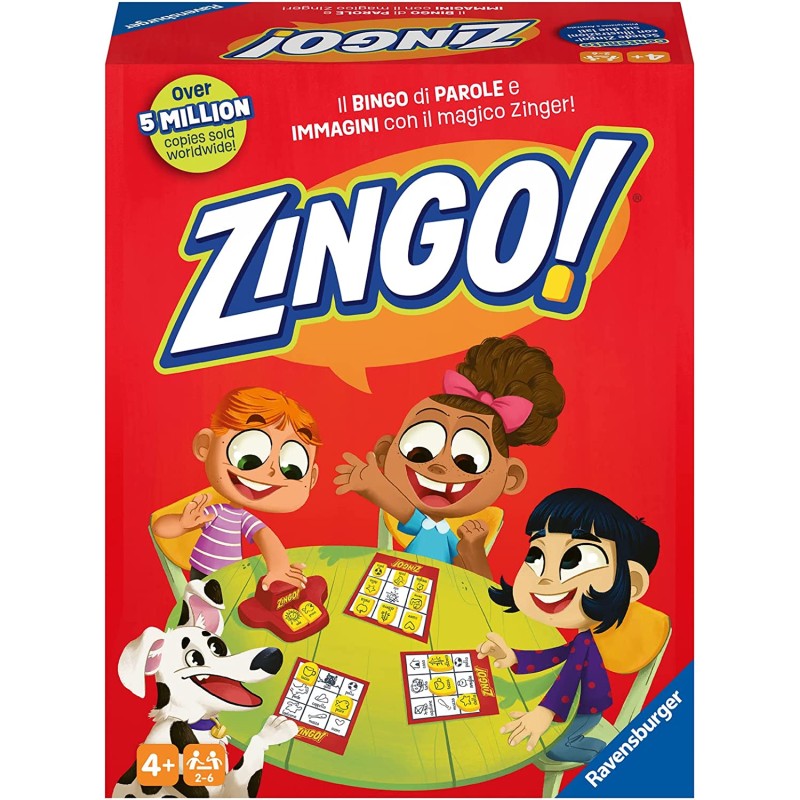 Ravensburger - Zingo, la Divertentissima Tombola di Parole e Immagini, 76520