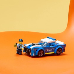 LEGO City Police Auto della Polizia, Set di Costruzione con Minifigure e Macchina Giocattolo per Bambini di 5 Anni, 60312