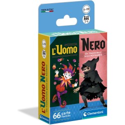 Clementoni - Uomo Nero Mazzo, Carte da Gioco Bambini, 2-6 Giocatori - CL16299