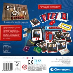 Clementoni - Soliti Ignoti Pocket - gioco da tavolo per adulti, gioco in scatola per tutta la famiglia, gioco da tavolo programm