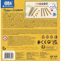 Clementoni - Idea-Surprise Box-Nature Craft - 5 Diverse creazioni, Kit Pittura Bambini, Pasta da Modellare, Gioco Creativo - CL1