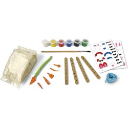 Clementoni - Idea-Surprise Box-Nature Craft - 5 Diverse creazioni, Kit Pittura Bambini, Pasta da Modellare, Gioco Creativo - CL1