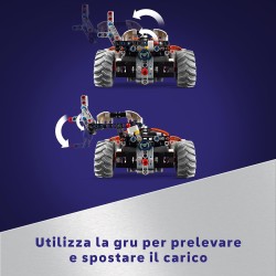 LEGO - Technic Loader Spaziale LT78, Set di Giochi Spaziali, Veicolo per l Esplorazione, Modellino da Costruire a Tema Spazio, 4