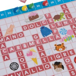 Editrice Giochi - Il Mio Primo Scarabeo Edizione Italiano-Inglese, Gioco da Tavolo, Gioco per Apprendimento di Lettere e Parole,