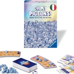 Ravensburger - Oh my Pigeons!, Gioco di Carte per Tutta la Famiglia, 2-5 Giocatori, Idea Regalo per Ragazzi e Bambini 8+ Anni, E