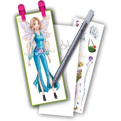 Ravensburger - Fashion Designer Style Book, Fantasy, Crea la tua Collezione di Moda, Disegni da Colorare, Compatibile con Fashio