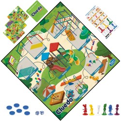 Hasbro Gaming Cluedo Junior, gioco in scatola, tabellone fronte-retro, 2 giochi in 1, gioco di mistero - F64191031