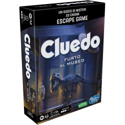 Cluedo Escape - Furto al Museo, un gioco di misteri ed enigmi in versione Escape Game, gioco da tavolo cooperativo per le famigl