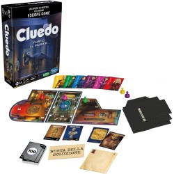 Cluedo Escape - Furto al Museo, un gioco di misteri ed enigmi in versione Escape Game, gioco da tavolo cooperativo per le famigl