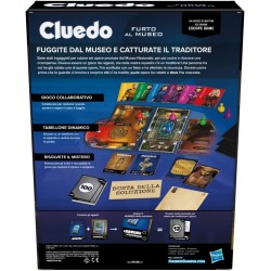 Cluedo Escape - Furto al Museo, un gioco di misteri ed enigmi in versione Escape Game, gioco da tavolo cooperativo per le famigl