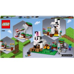 LEGO 21181 - Minecraft Il Ranch del Coniglio, con Figure di Domatore, Zombie e Animali - LG21181