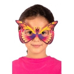 Carnival Toys - Maschera Farfallina Multicolor Luminosa G.I.D. In Busta, 04795