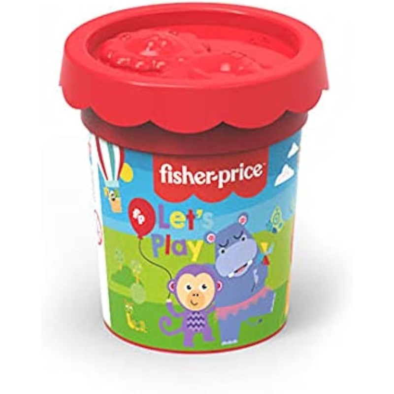 Fisher Price - Barattolo plastica individuale 110 g rossa