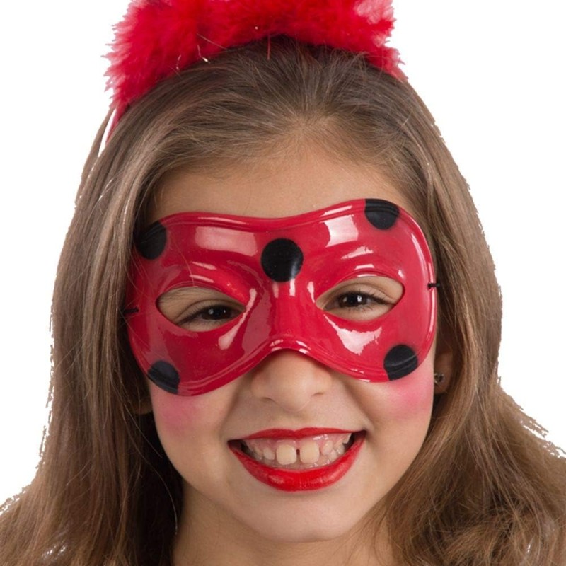 Carnival Toys - Maschera Coccinella in Plastica, 01500