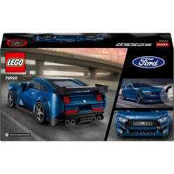 LEGO Speed Champions Auto Sportiva Ford Mustang Dark Horse, da 9 Anni in su, Modellino di Veicolo da Corsa con Minifigure, Idea 