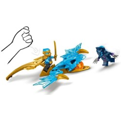 LEGO NINJAGO Attacco del Rising Dragon di Nya, da 6 Anni in su, Action Figure di Drago Giocattolo da Costruire con 2 Minifigure,