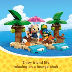 LEGO Animal Crossing Tour in Barca di Remo, da 6 Anni con 2 Personaggi della Serie di Videogiochi Incluso Scott lo Scoiattolo, I