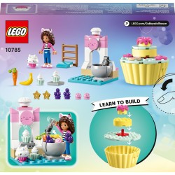 LEGO La Casa delle Bambole di Gabby Divertimento in Cucina con Dolcetto, con i Personaggi di Gabby e Dolcetto, Cupcake da Decora