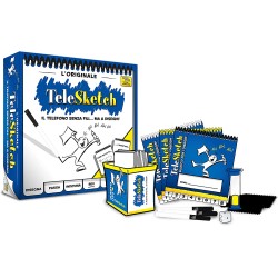 Asmodee - Telesketch, Divertente Gioco da Tavolo, Party Game per Tutta la Famiglia, 4-8 Giocatori, 12+ Anni, Edizione in Italian