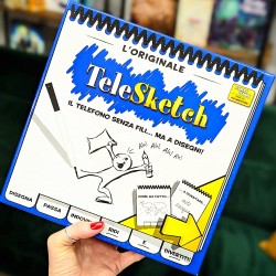 Asmodee - Telesketch, Divertente Gioco da Tavolo, Party Game per Tutta la Famiglia, 4-8 Giocatori, 12+ Anni, Edizione in Italian