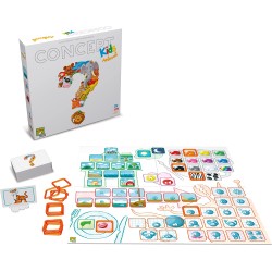 Asmodee - Concept Kids: Animali, Gioco da Tavolo, 2-12 Giocatori, 4+ Anni, Edizione in Italiano - AS8642