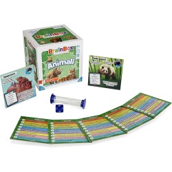 Asmodee - BrainBox: Animali (2022), Gioco per Imparare e Allenare la Mente, 1+ Giocatori, 8+ Anni, Ed. in Italiano - AS6801