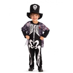 Carnival Toys - Costume Scheletrino Straccione, Taglia VI - 138 cm (8/10 anni), 68885