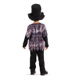 Carnival Toys - Costume Scheletrino Straccione, Taglia VI - 138 cm (8/10 anni), 68885