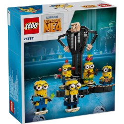 LEGO Cattivissimo Me Gru e Minions in Mattoncini, Set dal Film della Illumination, Personaggi da Costruire che Danzano, da 9 Ann