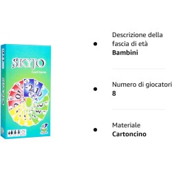 SKYJO Magilano, L Intrattenente Gioco per Grandi e Piccini. È il Gioco di Societá Ideale Per Divertenti e Piacevoli Serate Tra A