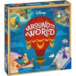 Ravensburger – Disney Around The World, Gioco Da Tavolo, Da 2 A 4 Giocatori, 4+ Anni