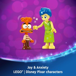 LEGO Disney Mood Cube di Inside Out 2 dal Film d Animazione Pixar, da 9 Anni, Giocattolo Antistress da Costruire per Condividere