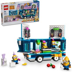 LEGO Cattivissimo Me Il Party Bus Musicale dei Minions, Set dal Film della Illumination, Autobus Giocattolo da Costurire, da 7 A