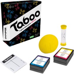 Hasbro - Taboo classico, gioco di società con parole da indovinare per adulti e adolescenti, gioco da tavolo per 4 o più giocato